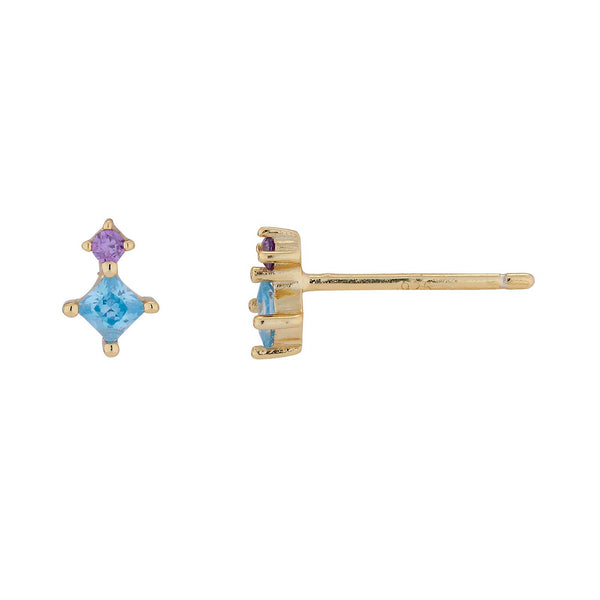 Nuni Copenhagen Nynne Earring Blue-Purple