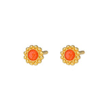 Nuni Copenhagen Ramona-Stud Earring Orange