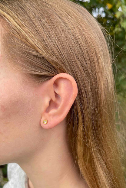 Nuni Copenhagen Ramona-Stud Earring Pink