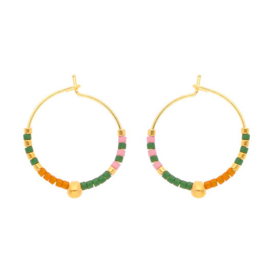 Nuni Copenhagen Regitze Earring Green Multi