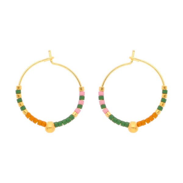 Nuni Copenhagen Regitze Earring Green Multi