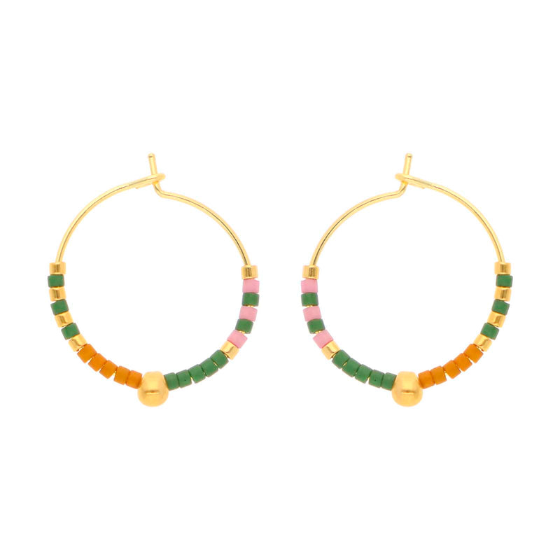 Nuni Copenhagen Regitze Earring Green Multi