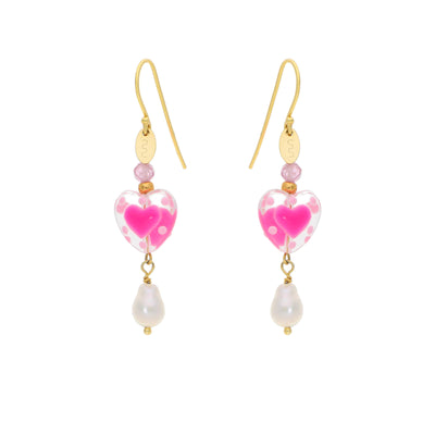 Rosalia-Earrings - Pink