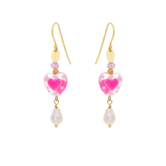 Nuni Copenhagen Rosalia-Earrings Earring Pink