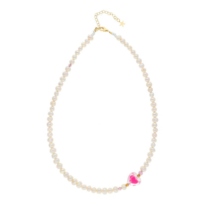 Nuni Copenhagen Rosalia-Necklace Necklace Pink