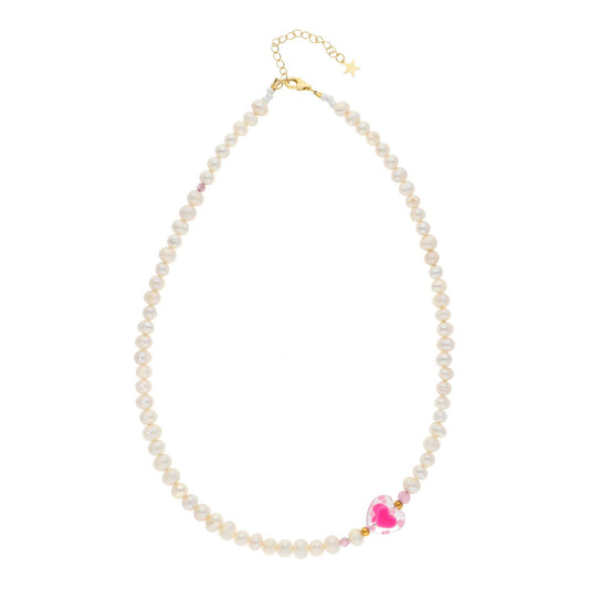 Nuni Copenhagen Rosalia-Necklace Necklace Pink