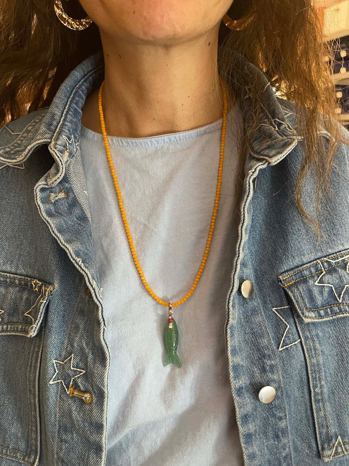 Nuni Copenhagen Sasseline Necklace Green