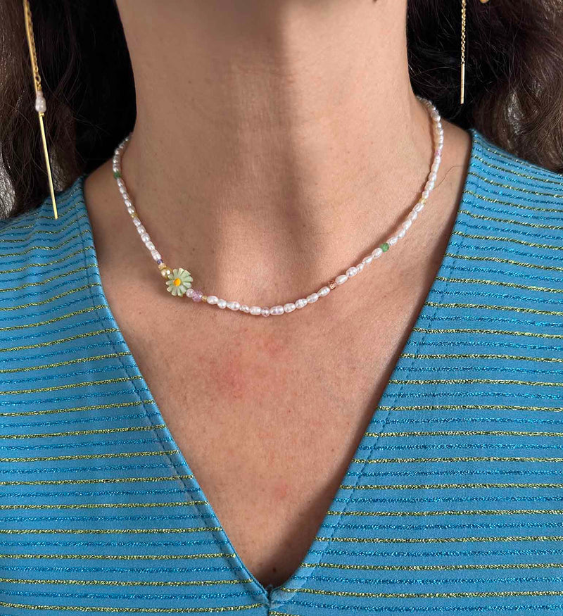 Nuni Copenhagen Sharon Necklace Light Green