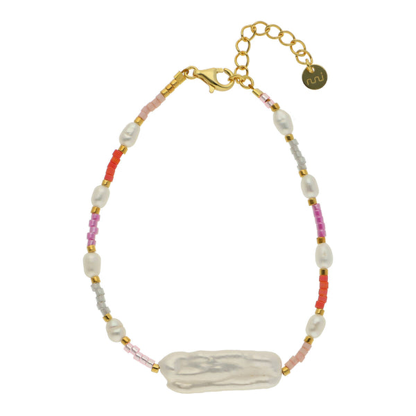 Nuni Copenhagen Sofie Bracelet Coral Love