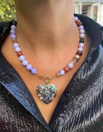 Nuni Copenhagen Solveig Necklace Lavender