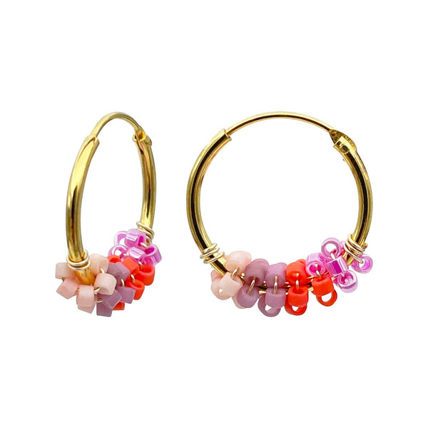 Nuni Copenhagen Susanne Earring Coral Love