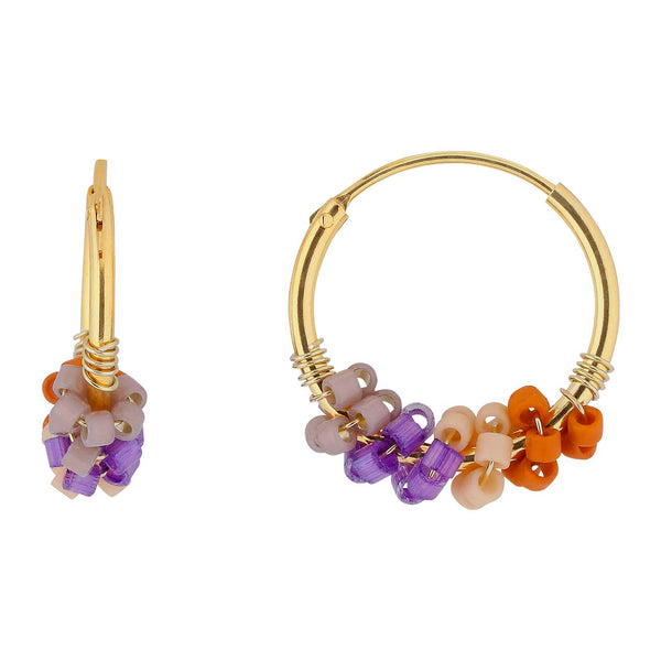 Nuni Copenhagen Susanne Earring Purple Rain