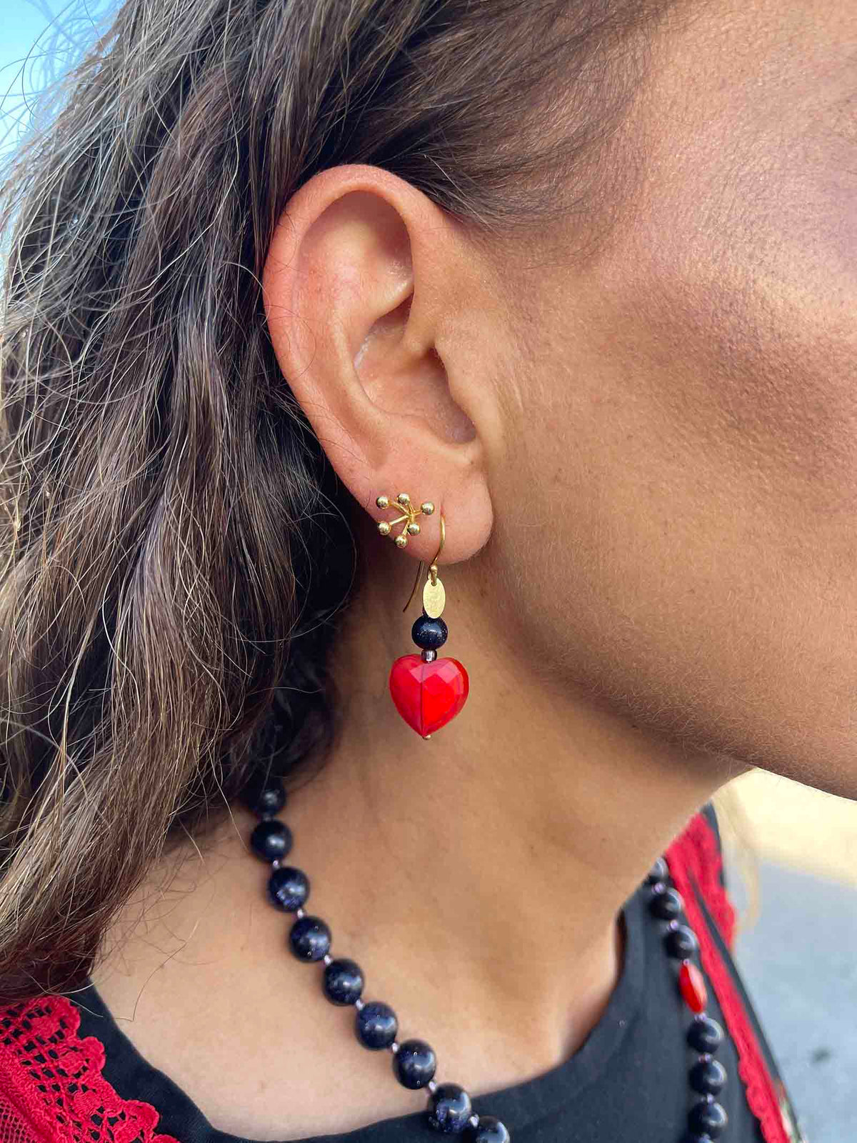 Nuni Copenhagen Valentine Earring Black