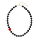 Valentine - Necklace - Black
