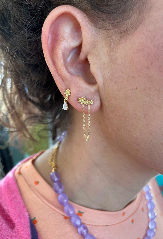 Nuni Copenhagen Vanessa-Chain Earring Gold