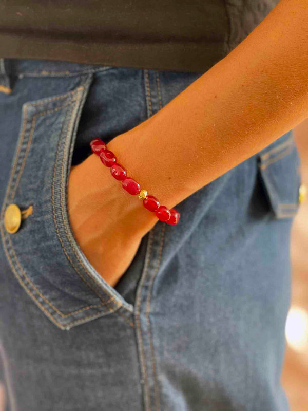 Nuni Copenhagen Vilma Bracelet Burgundy