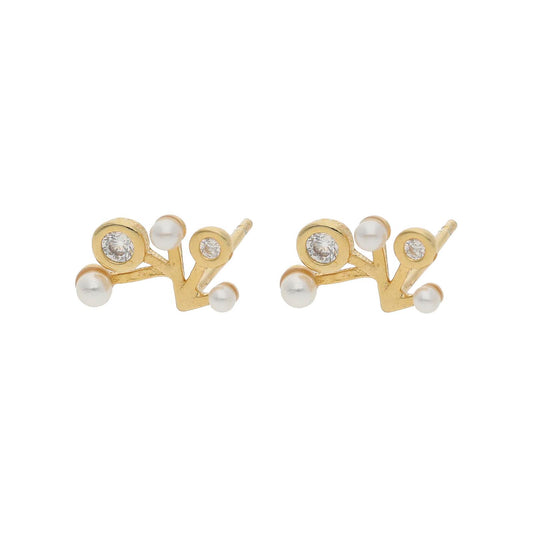 Nuni Copenhagen Willow Earring Pearl