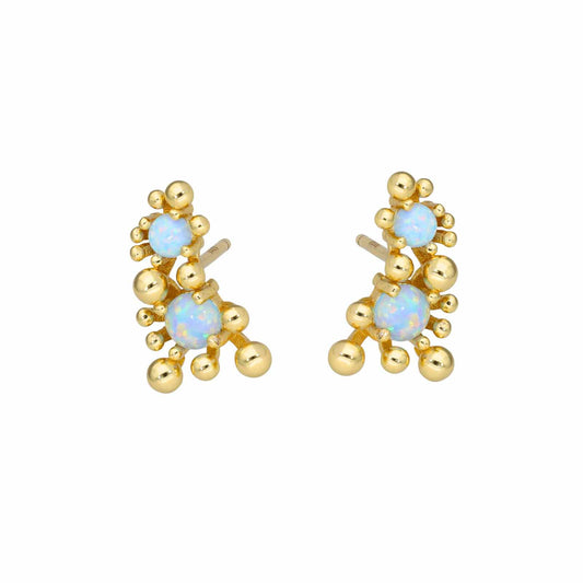 Nuni Copenhagen Winnie-Duo Earring Aqua