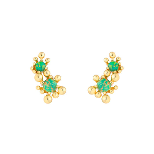 Nuni Copenhagen Winnie-Duo Earring Green