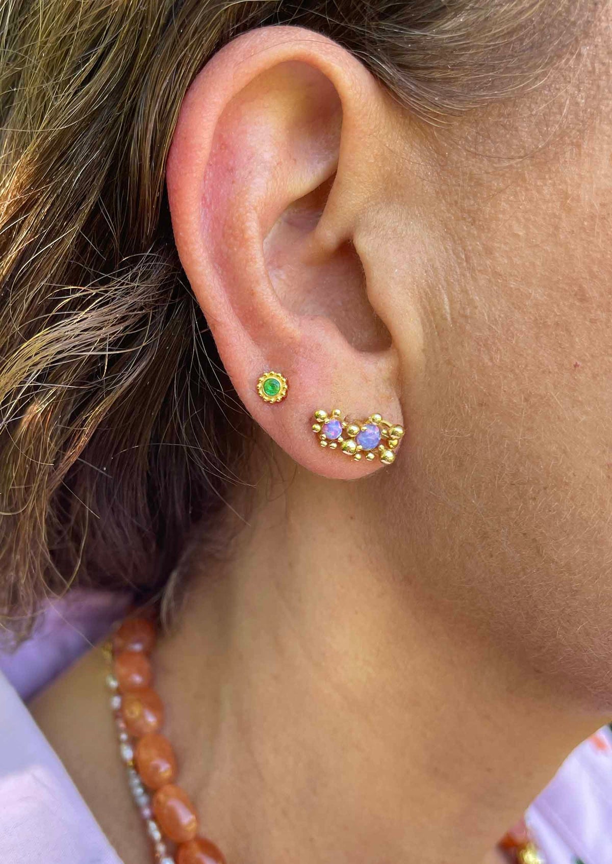 Nuni Copenhagen Winnie-Duo Earring Lavender