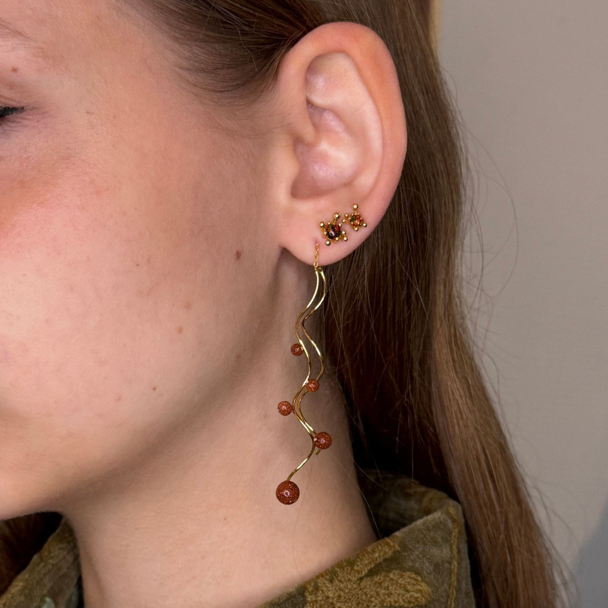 Nuni Copenhagen Winnie Earring Brown