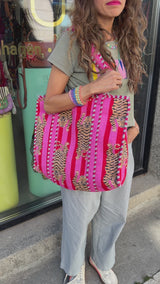 Nuni Copenhagen Agnes Bags Pink Tiger