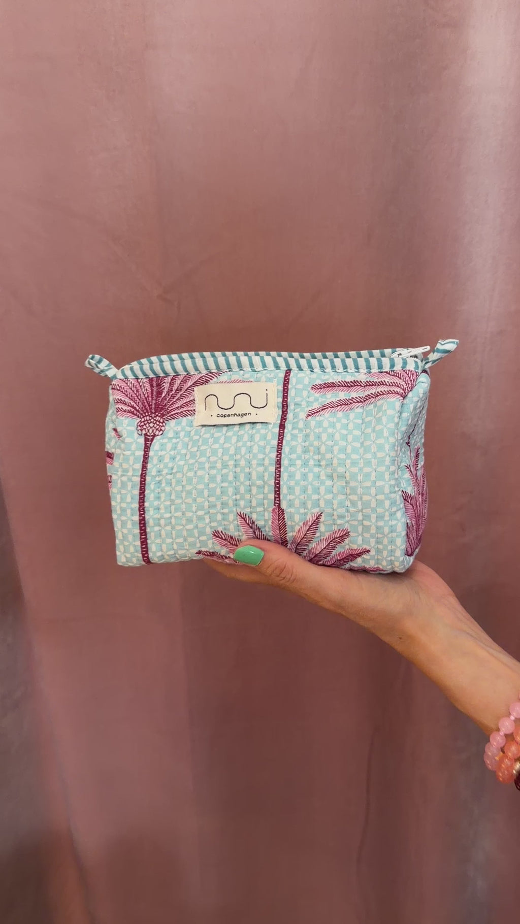 Nuni Copenhagen Agnes Toiletry Bag Ocean