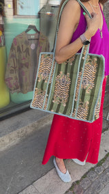 Nuni Copenhagen Agnes Bags Green Tiger