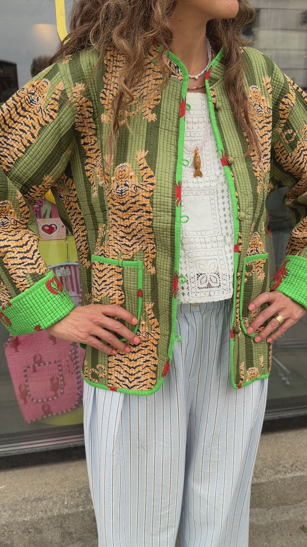 Nuni Copenhagen Nadia Jacket Green Tiger