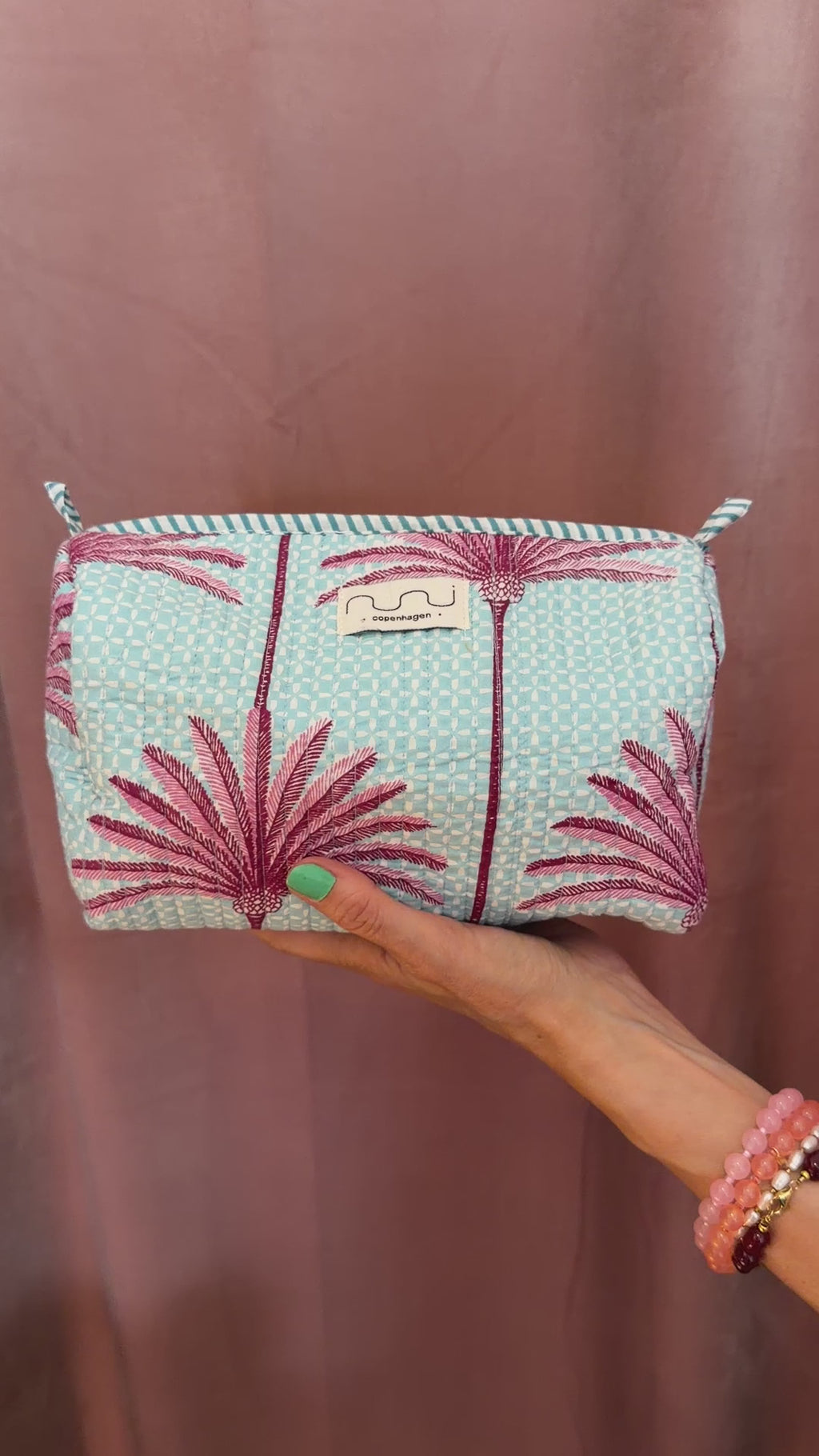 Nuni Copenhagen Agnes Toiletry Bag Ocean