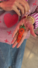Nuni Copenhagen Charm 2 Bag Charm / Key Rings Carrot-Orange